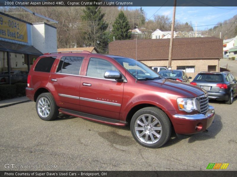 Cognac Crystal Pearl / Light Graystone 2008 Chrysler Aspen Limited 4WD