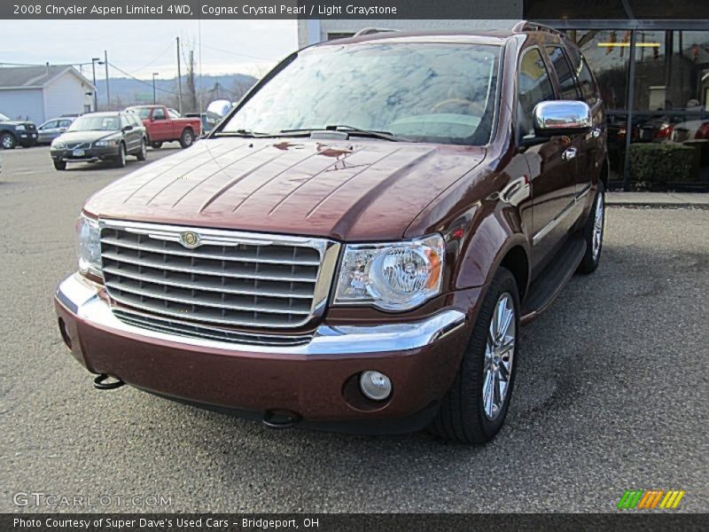 Cognac Crystal Pearl / Light Graystone 2008 Chrysler Aspen Limited 4WD