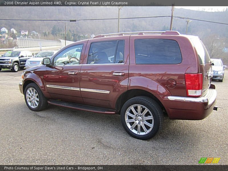 Cognac Crystal Pearl / Light Graystone 2008 Chrysler Aspen Limited 4WD