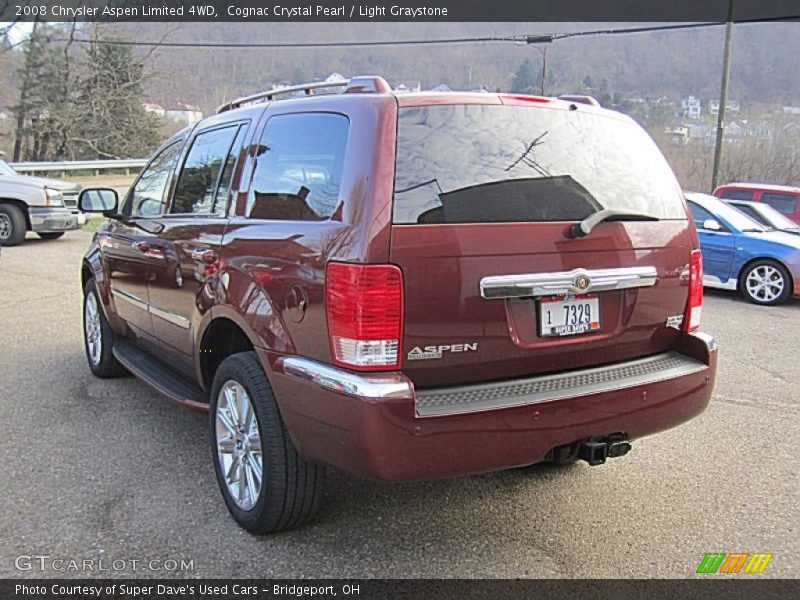 Cognac Crystal Pearl / Light Graystone 2008 Chrysler Aspen Limited 4WD
