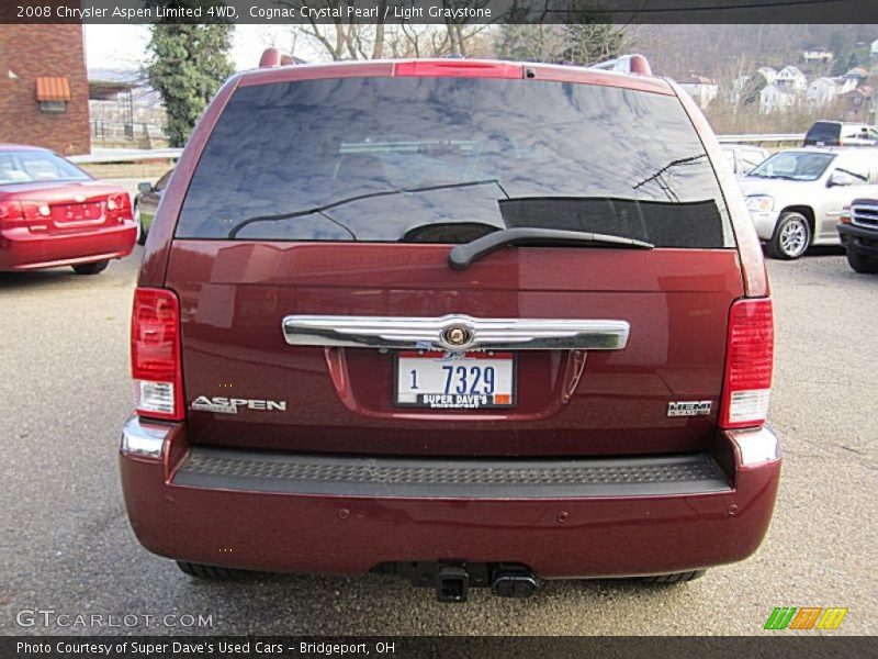 Cognac Crystal Pearl / Light Graystone 2008 Chrysler Aspen Limited 4WD