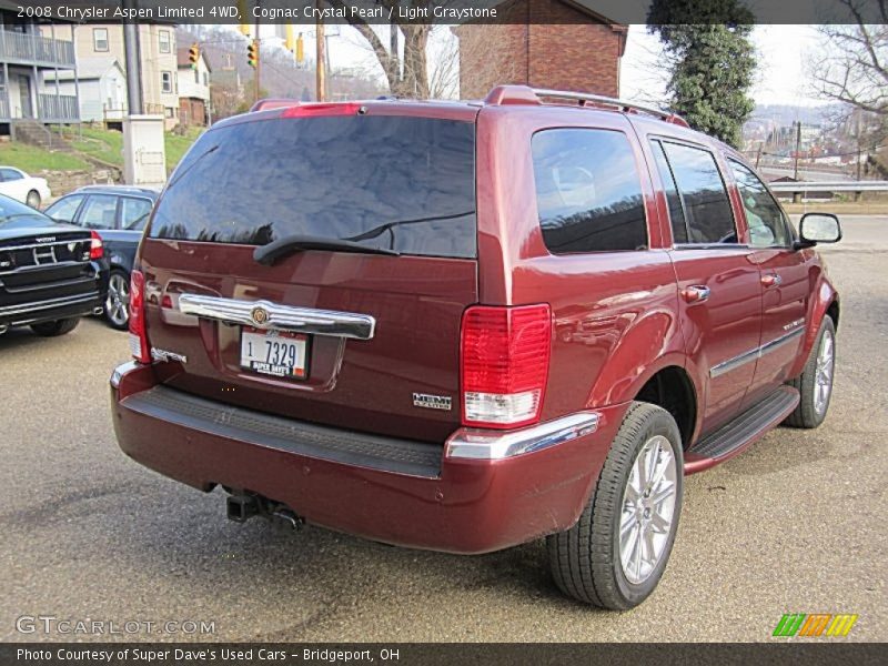 Cognac Crystal Pearl / Light Graystone 2008 Chrysler Aspen Limited 4WD