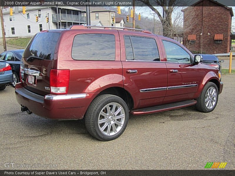 Cognac Crystal Pearl / Light Graystone 2008 Chrysler Aspen Limited 4WD
