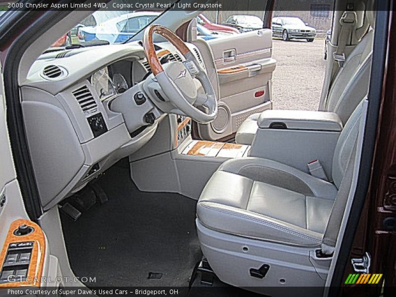 Cognac Crystal Pearl / Light Graystone 2008 Chrysler Aspen Limited 4WD