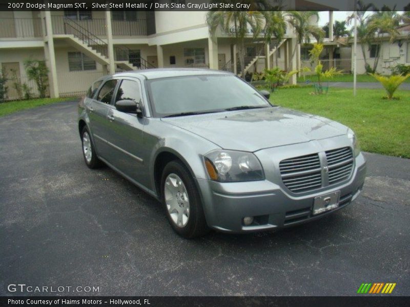 Silver Steel Metallic / Dark Slate Gray/Light Slate Gray 2007 Dodge Magnum SXT