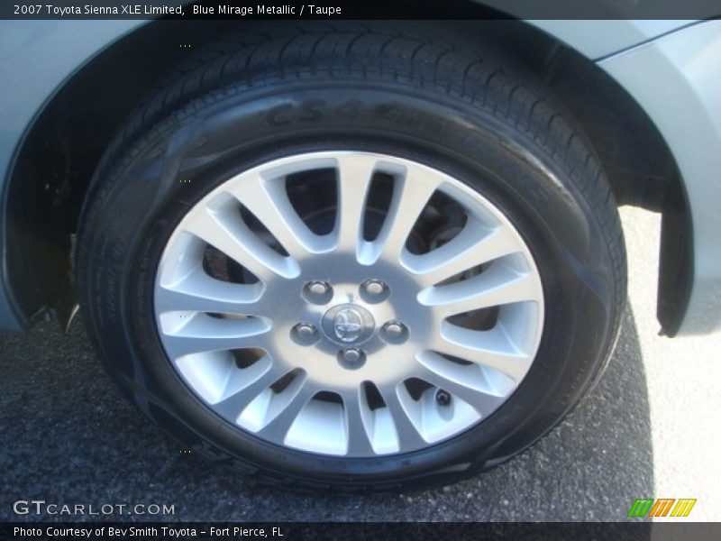 Blue Mirage Metallic / Taupe 2007 Toyota Sienna XLE Limited