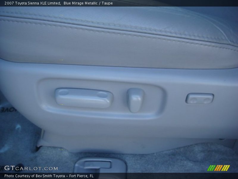 Blue Mirage Metallic / Taupe 2007 Toyota Sienna XLE Limited