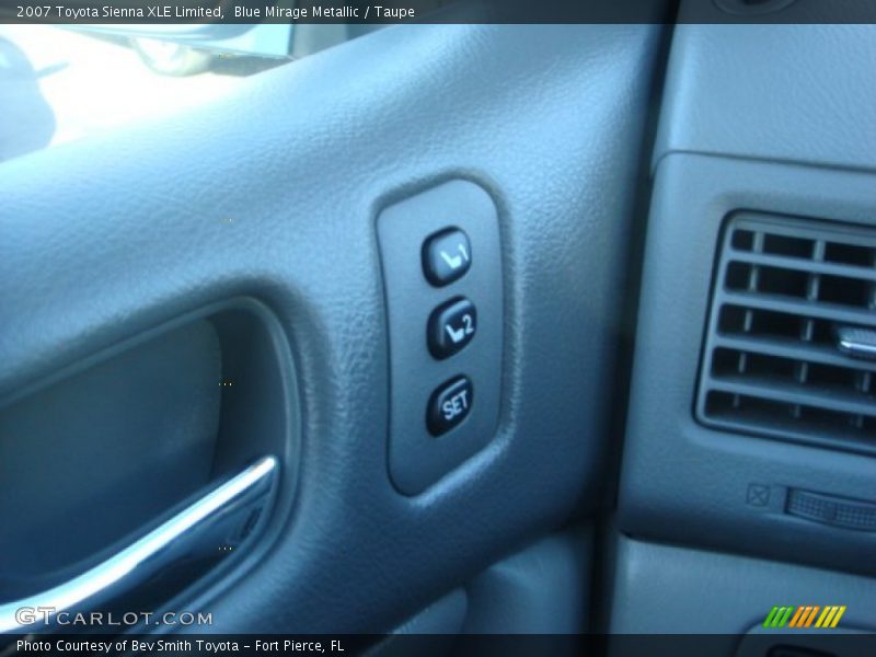 Blue Mirage Metallic / Taupe 2007 Toyota Sienna XLE Limited