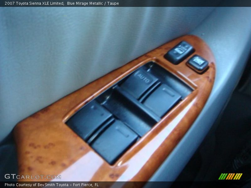 Blue Mirage Metallic / Taupe 2007 Toyota Sienna XLE Limited