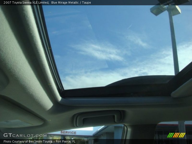 Blue Mirage Metallic / Taupe 2007 Toyota Sienna XLE Limited