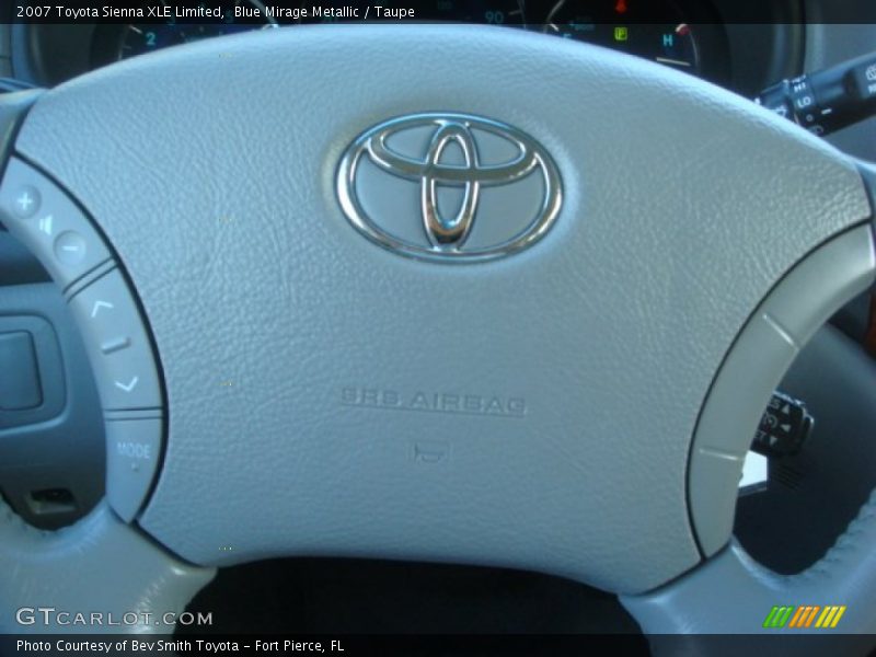 Blue Mirage Metallic / Taupe 2007 Toyota Sienna XLE Limited