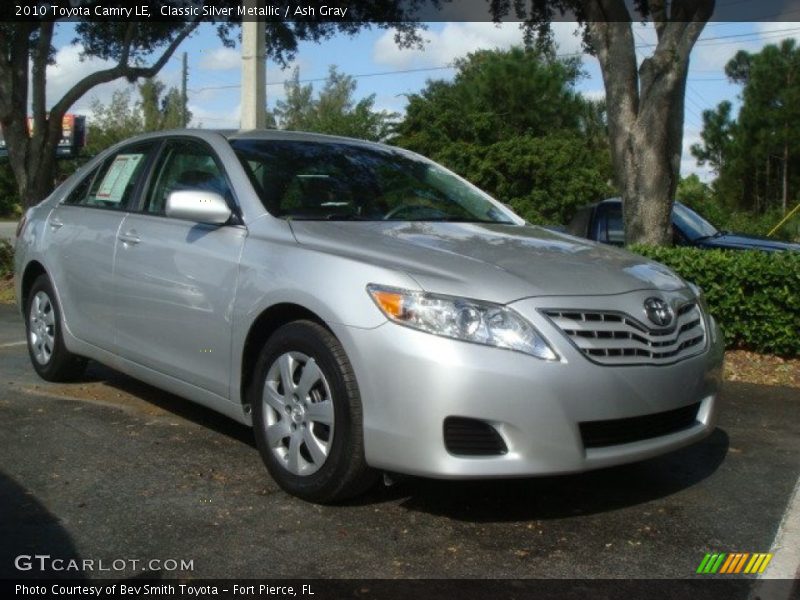 Classic Silver Metallic / Ash Gray 2010 Toyota Camry LE