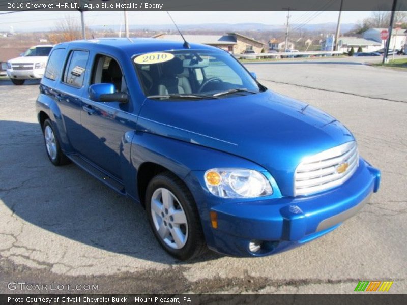 Aqua Blue Metallic / Ebony 2010 Chevrolet HHR LT