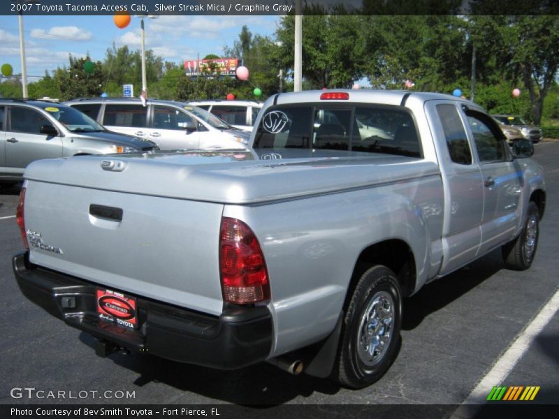 Silver Streak Mica / Graphite Gray 2007 Toyota Tacoma Access Cab
