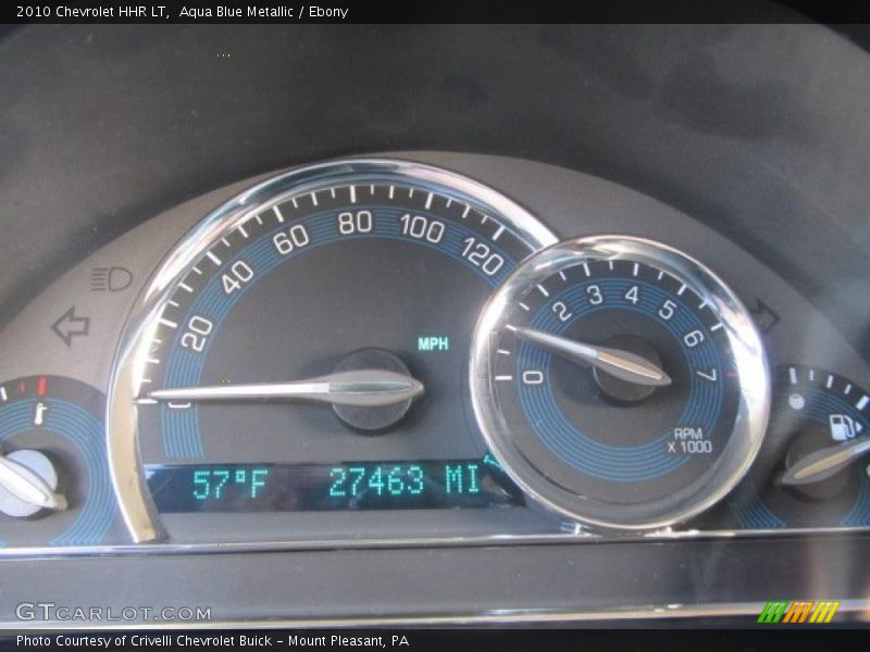 Aqua Blue Metallic / Ebony 2010 Chevrolet HHR LT