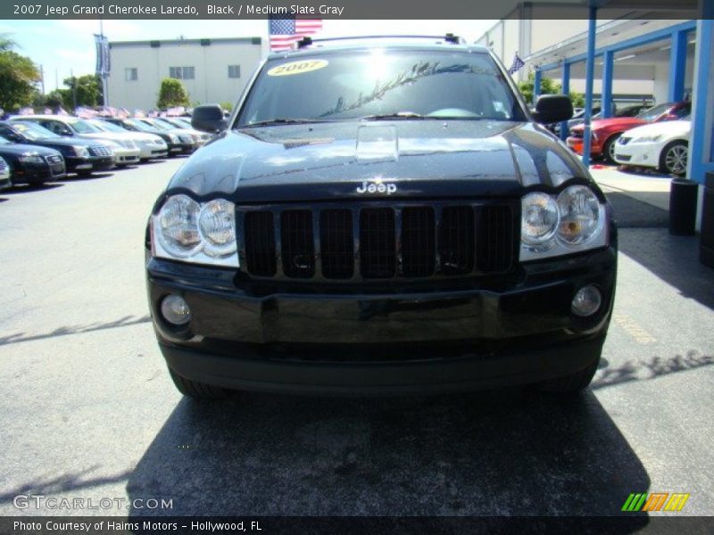 Black / Medium Slate Gray 2007 Jeep Grand Cherokee Laredo