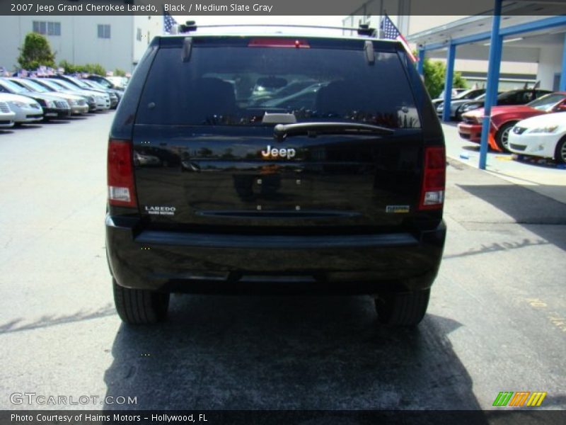 Black / Medium Slate Gray 2007 Jeep Grand Cherokee Laredo