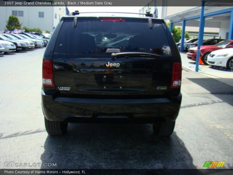 Black / Medium Slate Gray 2007 Jeep Grand Cherokee Laredo
