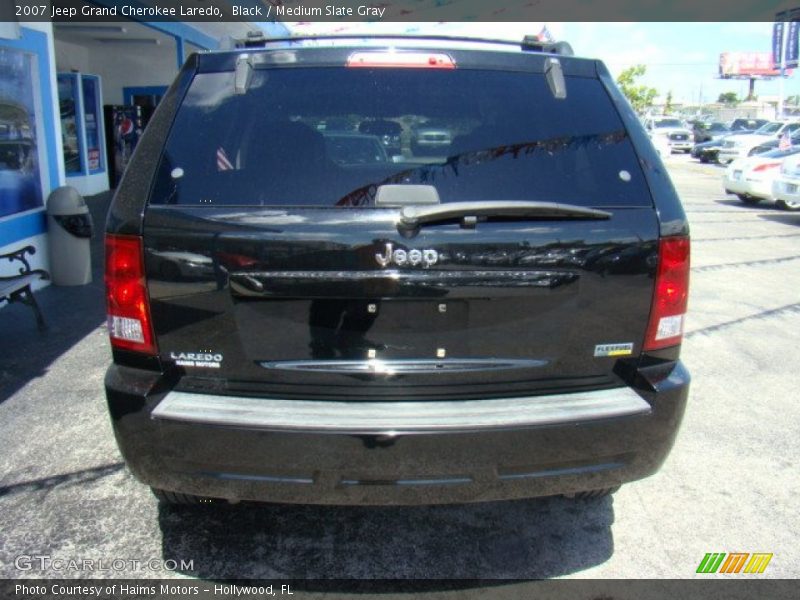 Black / Medium Slate Gray 2007 Jeep Grand Cherokee Laredo