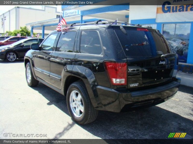 Black / Medium Slate Gray 2007 Jeep Grand Cherokee Laredo