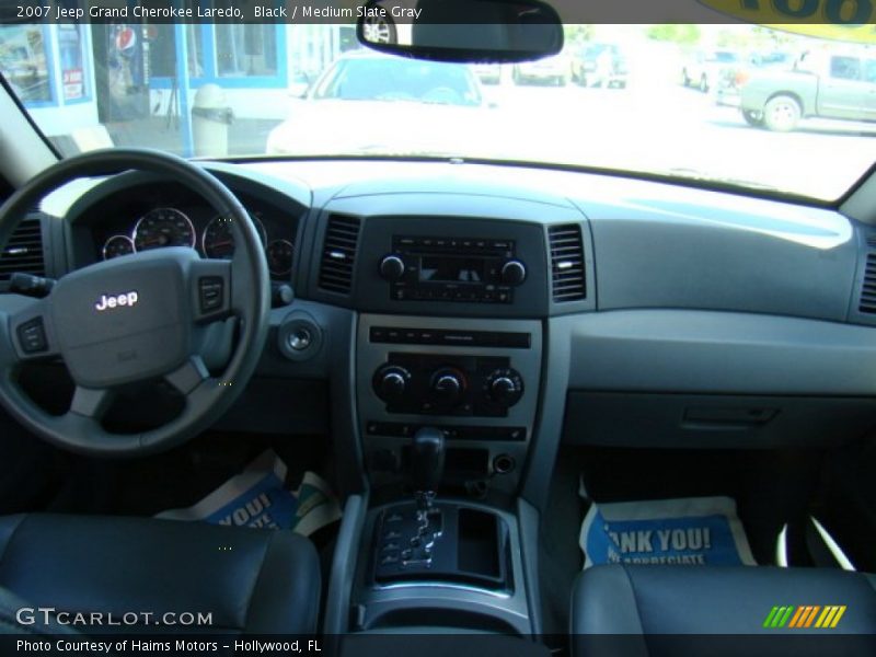 Black / Medium Slate Gray 2007 Jeep Grand Cherokee Laredo