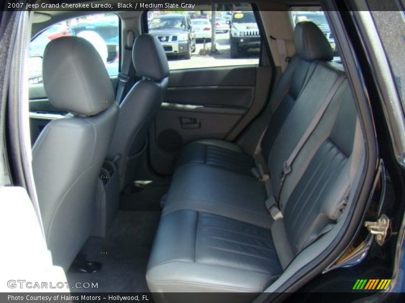 Black / Medium Slate Gray 2007 Jeep Grand Cherokee Laredo