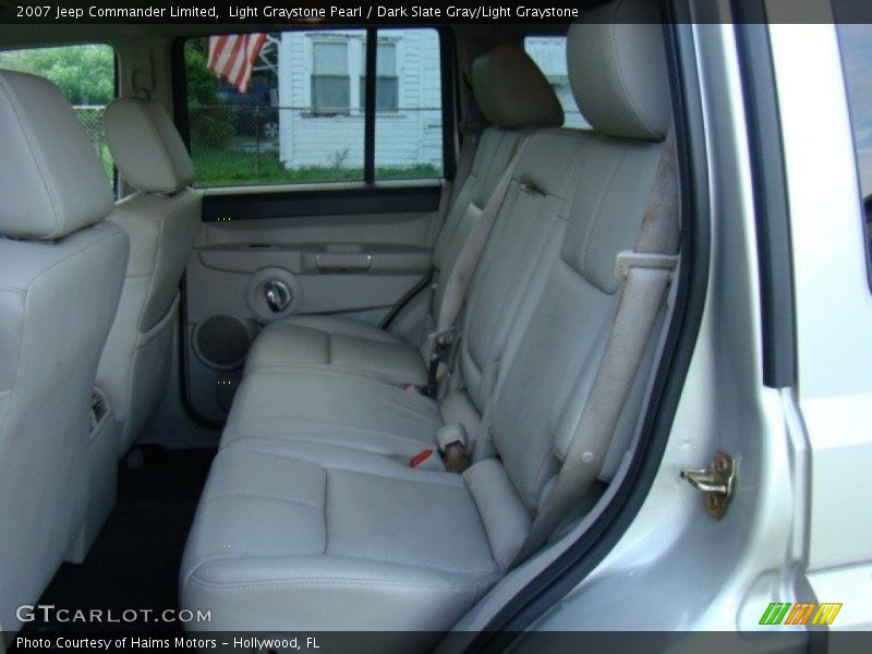 Light Graystone Pearl / Dark Slate Gray/Light Graystone 2007 Jeep Commander Limited