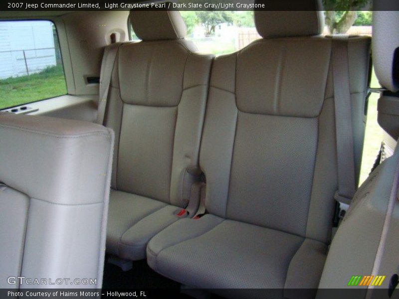 Light Graystone Pearl / Dark Slate Gray/Light Graystone 2007 Jeep Commander Limited