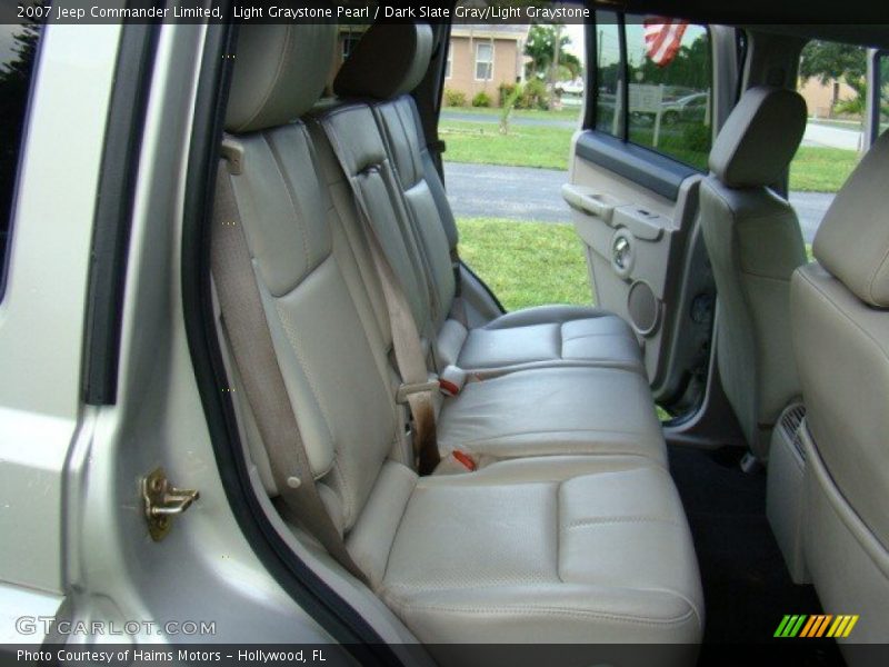 Light Graystone Pearl / Dark Slate Gray/Light Graystone 2007 Jeep Commander Limited