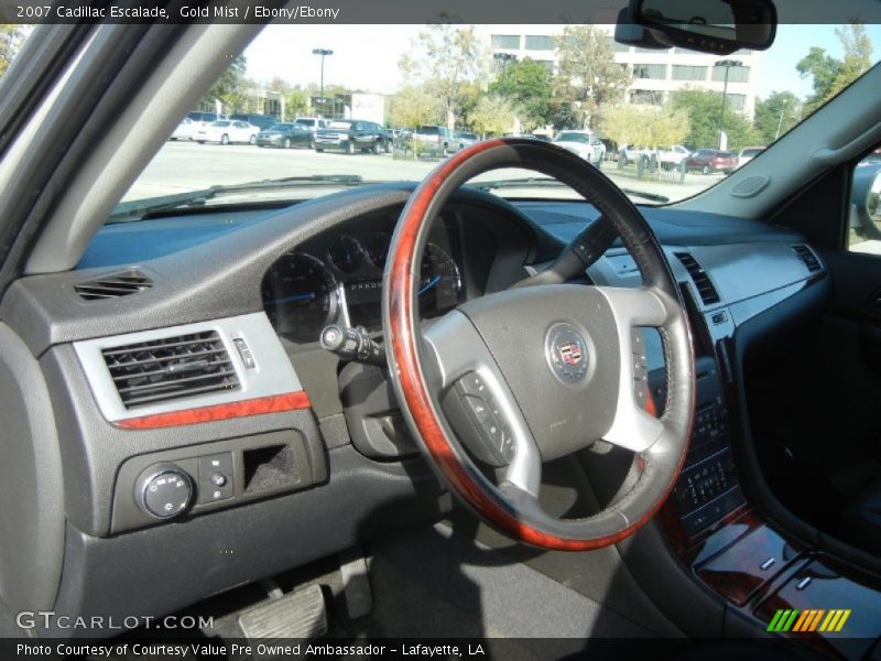 Gold Mist / Ebony/Ebony 2007 Cadillac Escalade