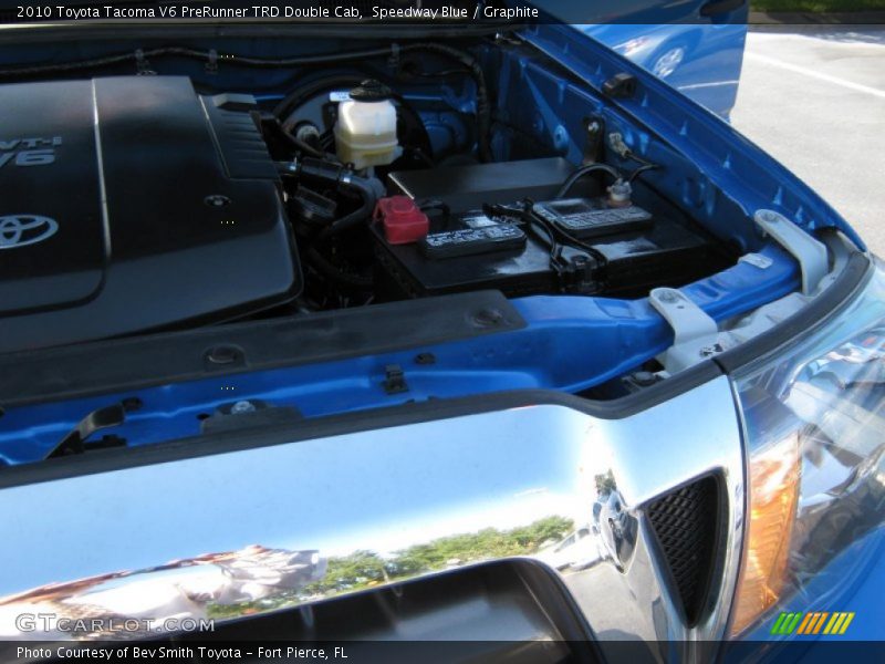 Speedway Blue / Graphite 2010 Toyota Tacoma V6 PreRunner TRD Double Cab