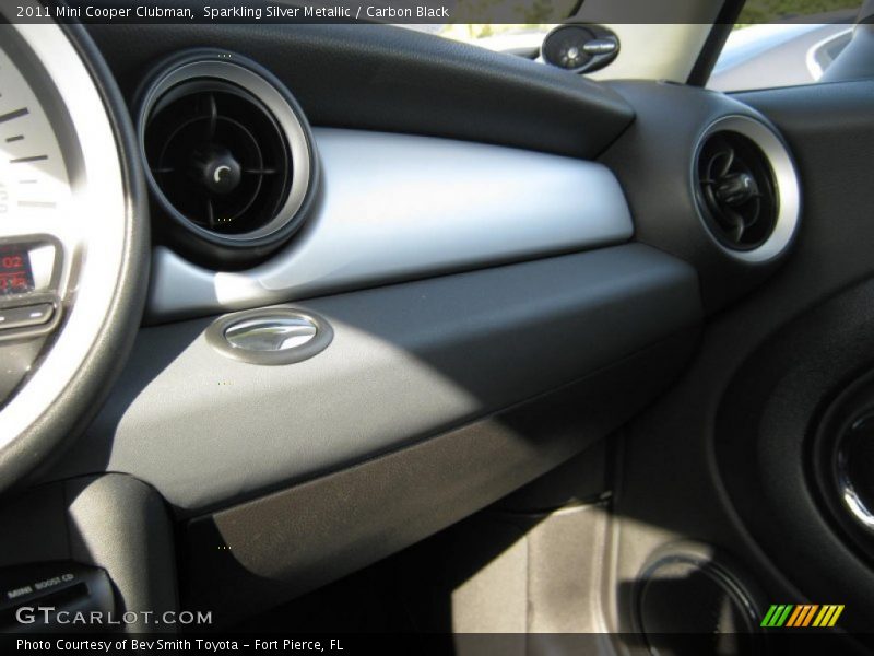 Sparkling Silver Metallic / Carbon Black 2011 Mini Cooper Clubman