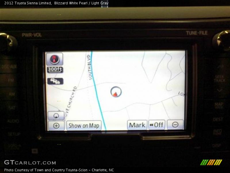 Blizzard White Pearl / Light Gray 2012 Toyota Sienna Limited