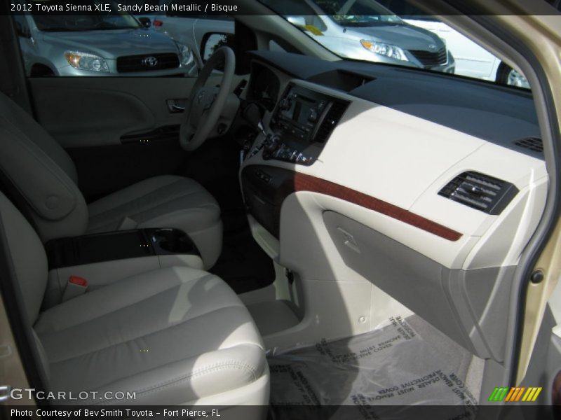 Sandy Beach Metallic / Bisque 2012 Toyota Sienna XLE