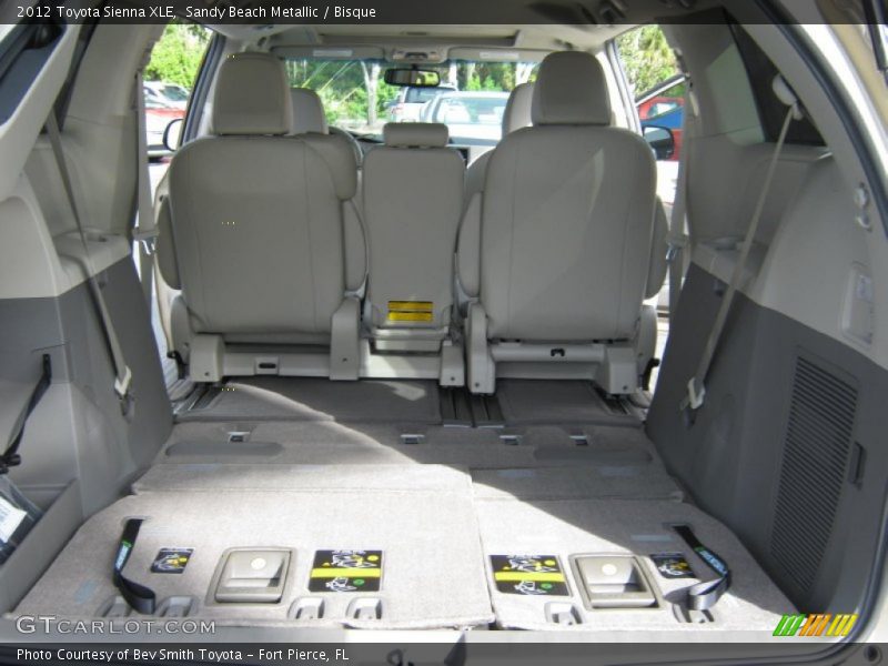 Sandy Beach Metallic / Bisque 2012 Toyota Sienna XLE