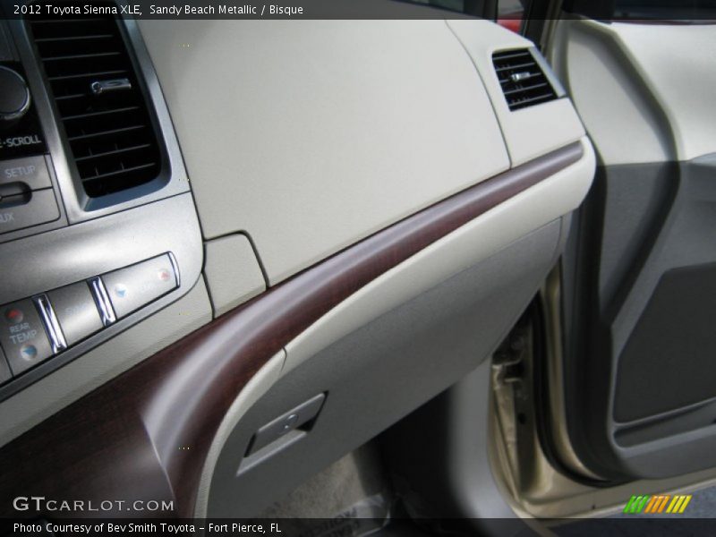 Sandy Beach Metallic / Bisque 2012 Toyota Sienna XLE