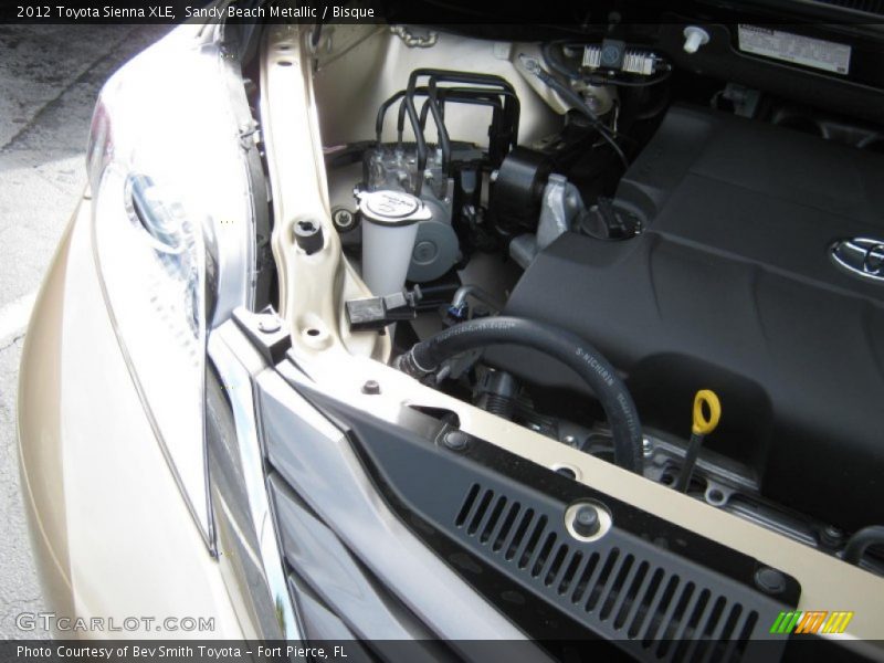 Sandy Beach Metallic / Bisque 2012 Toyota Sienna XLE