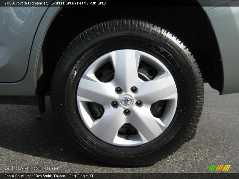 Cypress Green Pearl / Ash Gray 2008 Toyota Highlander