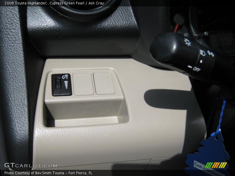 Cypress Green Pearl / Ash Gray 2008 Toyota Highlander