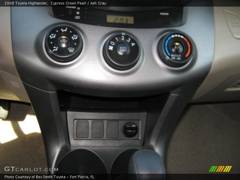 Cypress Green Pearl / Ash Gray 2008 Toyota Highlander