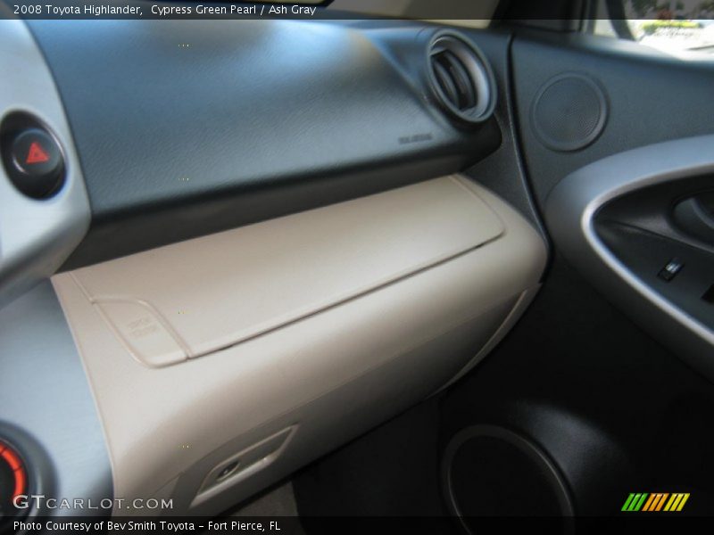Cypress Green Pearl / Ash Gray 2008 Toyota Highlander