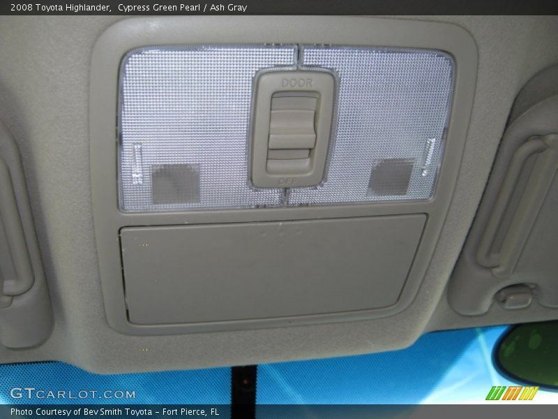 Cypress Green Pearl / Ash Gray 2008 Toyota Highlander