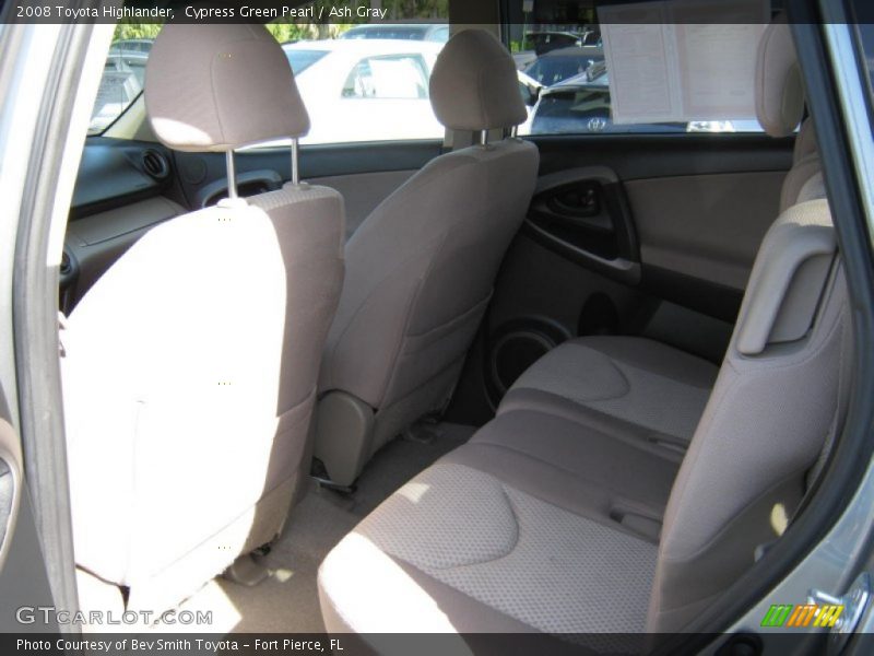Cypress Green Pearl / Ash Gray 2008 Toyota Highlander