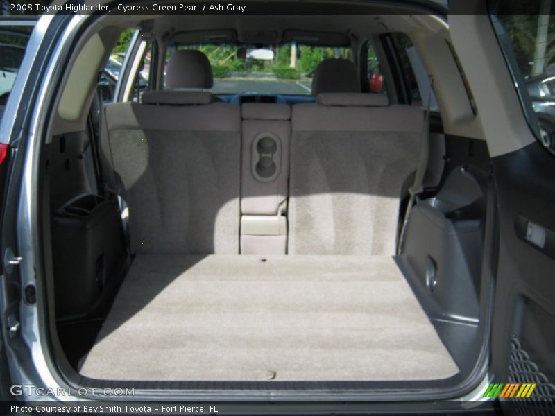 Cypress Green Pearl / Ash Gray 2008 Toyota Highlander