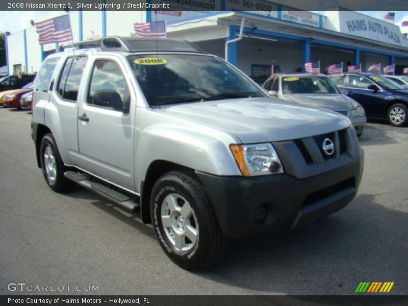 Silver Lightning / Steel/Graphite 2008 Nissan Xterra S