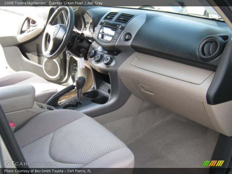 Cypress Green Pearl / Ash Gray 2008 Toyota Highlander