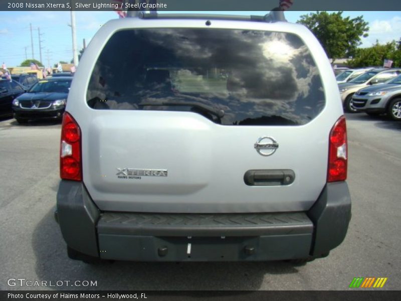 Silver Lightning / Steel/Graphite 2008 Nissan Xterra S