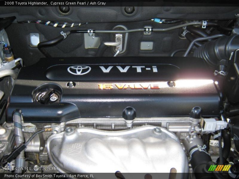 Cypress Green Pearl / Ash Gray 2008 Toyota Highlander