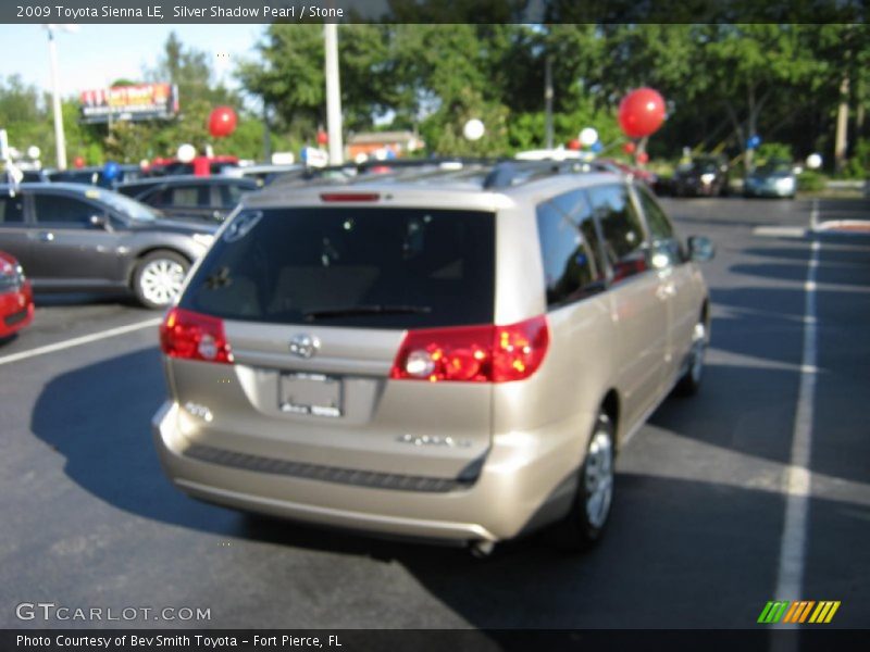 Silver Shadow Pearl / Stone 2009 Toyota Sienna LE