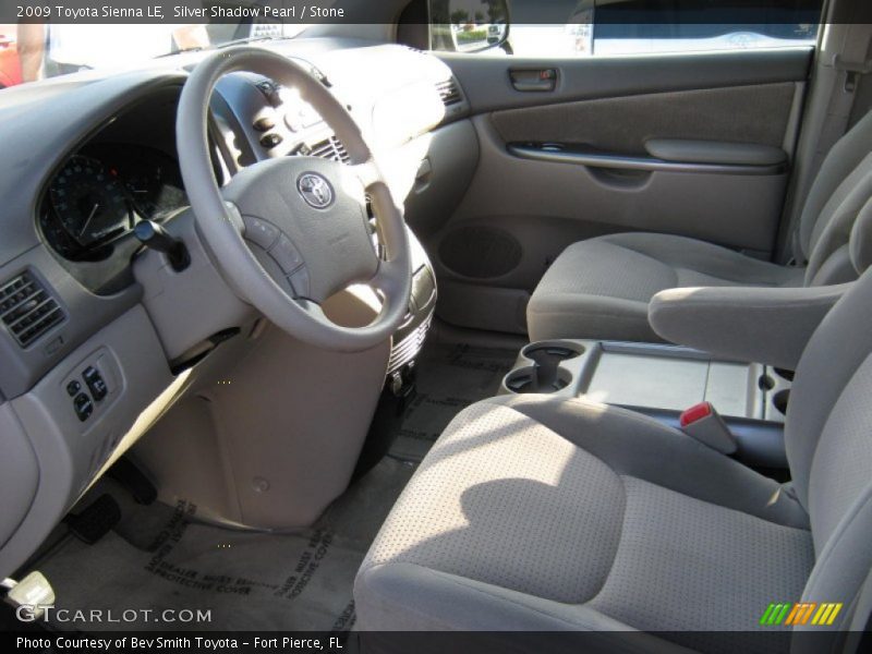 Silver Shadow Pearl / Stone 2009 Toyota Sienna LE